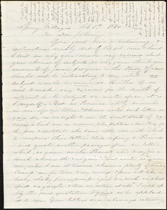 Letter from Zadoc Long to John D. Long, February 3-6, 1860