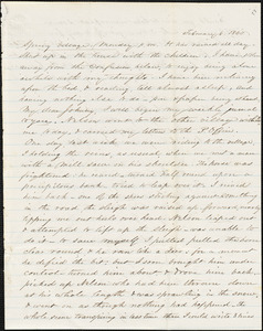 Letter from Zadoc Long to John D. Long, February 6-8, 1860