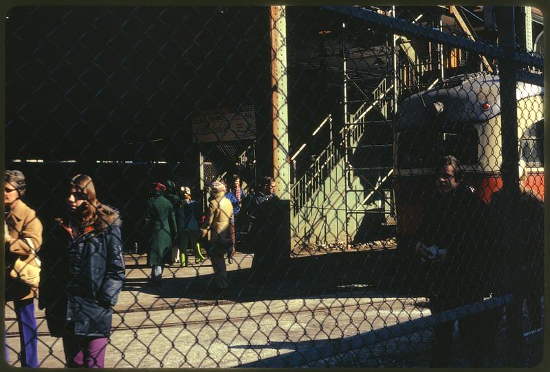 Under the 'El' at North Station at 'Causeway Street'