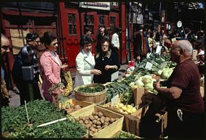 Outdoor Market at Haymarket Square