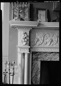 Stephen Phillips House, Salem, mantel detail