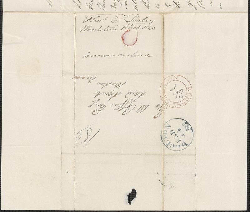 Thomas E. Perley to George Coffin, 15 February 1840 - Digital Commonwealth