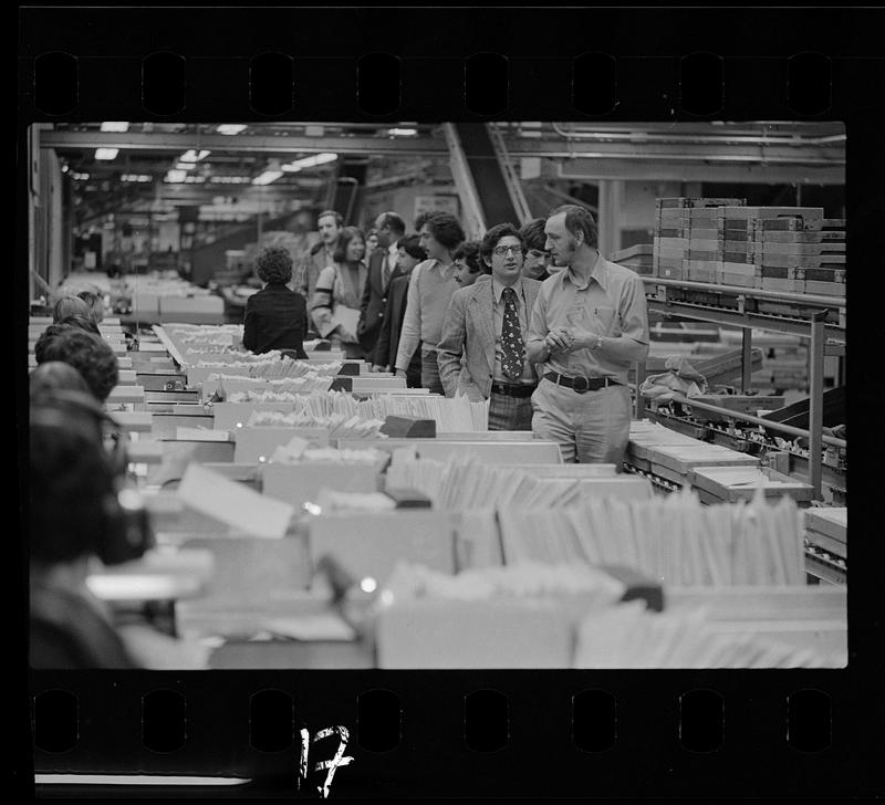 Guided tour at South Postal Annex, Boston Digital Commonwealth