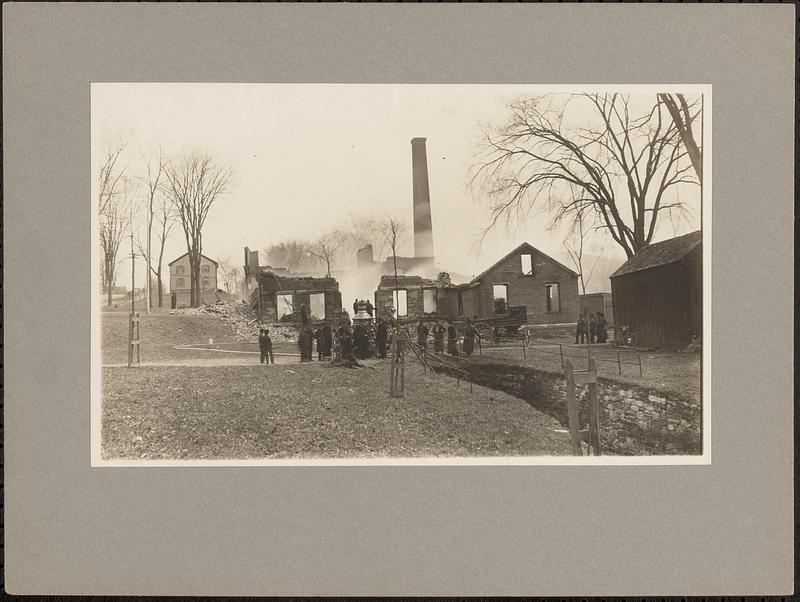 Government Mill Fire, 1892, Pittsfield Steamer