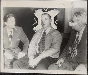 Atlantic City prosecutor David Brone, David Rhoda, held for murder and Police Capt. Emmanuel Eckstein (l. to r.)