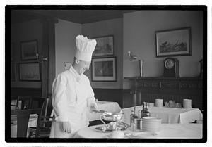 Max Hofer, pres. Of Epicurean Club and chef of the Union Club