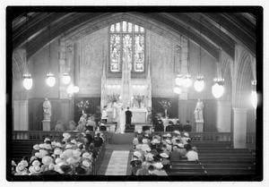 Wedding, daughter of Mrs. Richard Howard taken at Presentation Church Oak Sq. Brighton