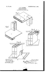 Book supporter patent