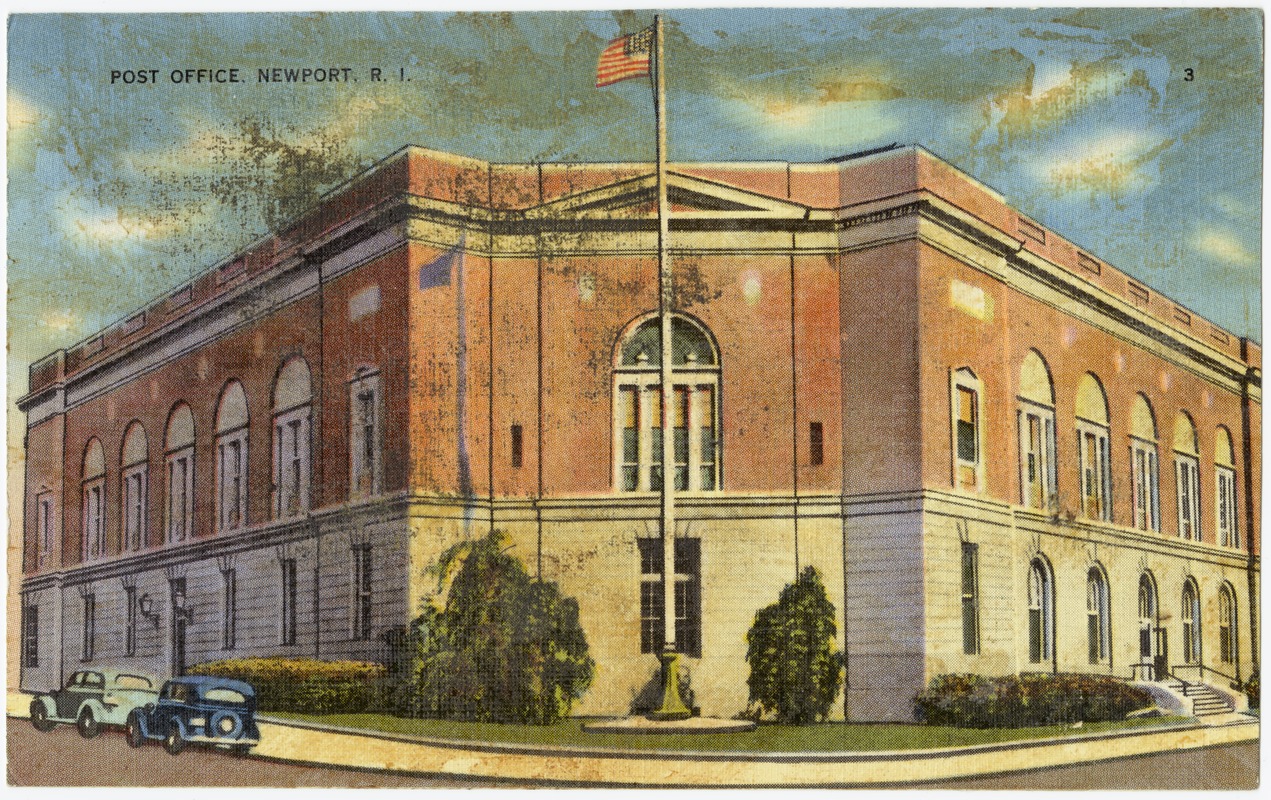 Post office, Newport, R.I. Digital Commonwealth