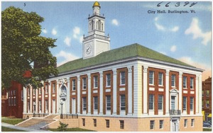 City Hall, Burlington, Vt.