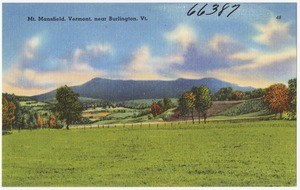 Mt. Mansfield, Vermont, near Burlington, Vt.