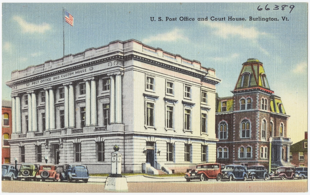 U. S. Post Office and court house, Burlington, Vt.
