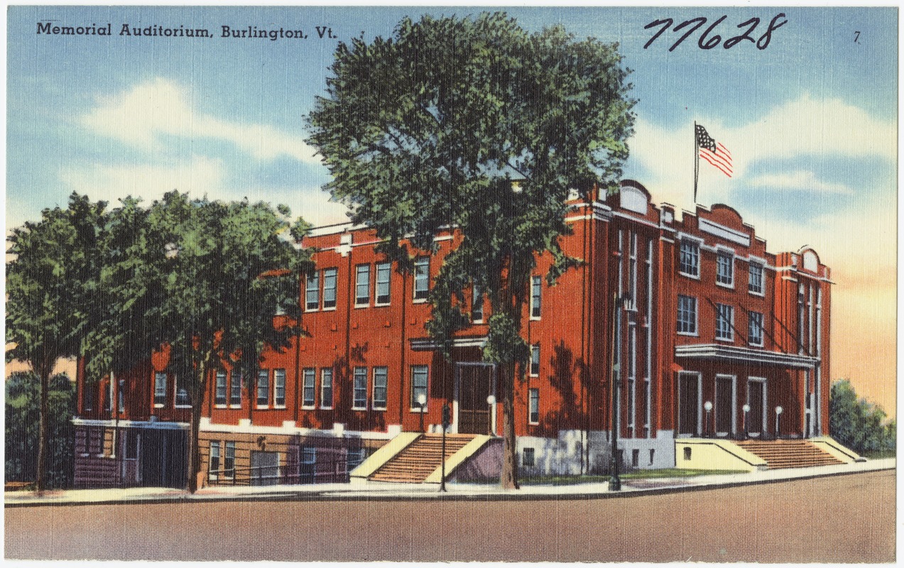 Memorial Auditorium, Burlington, Vt.