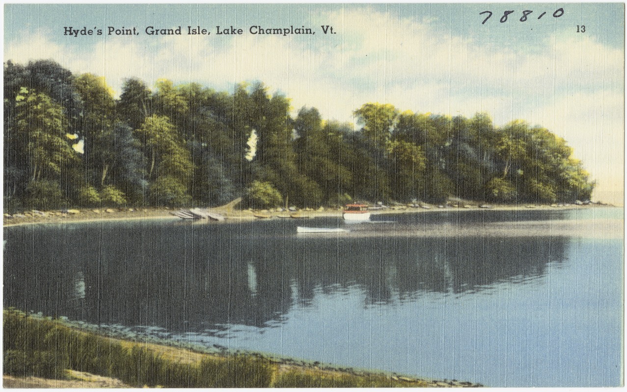 Hyde's Point, Grand Isle, Lake Champlain, Vt. - Digital Commonwealth