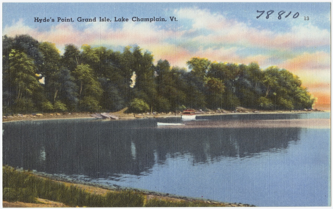 Hyde's Point, Grand Isle, Lake Champlain, Vt.