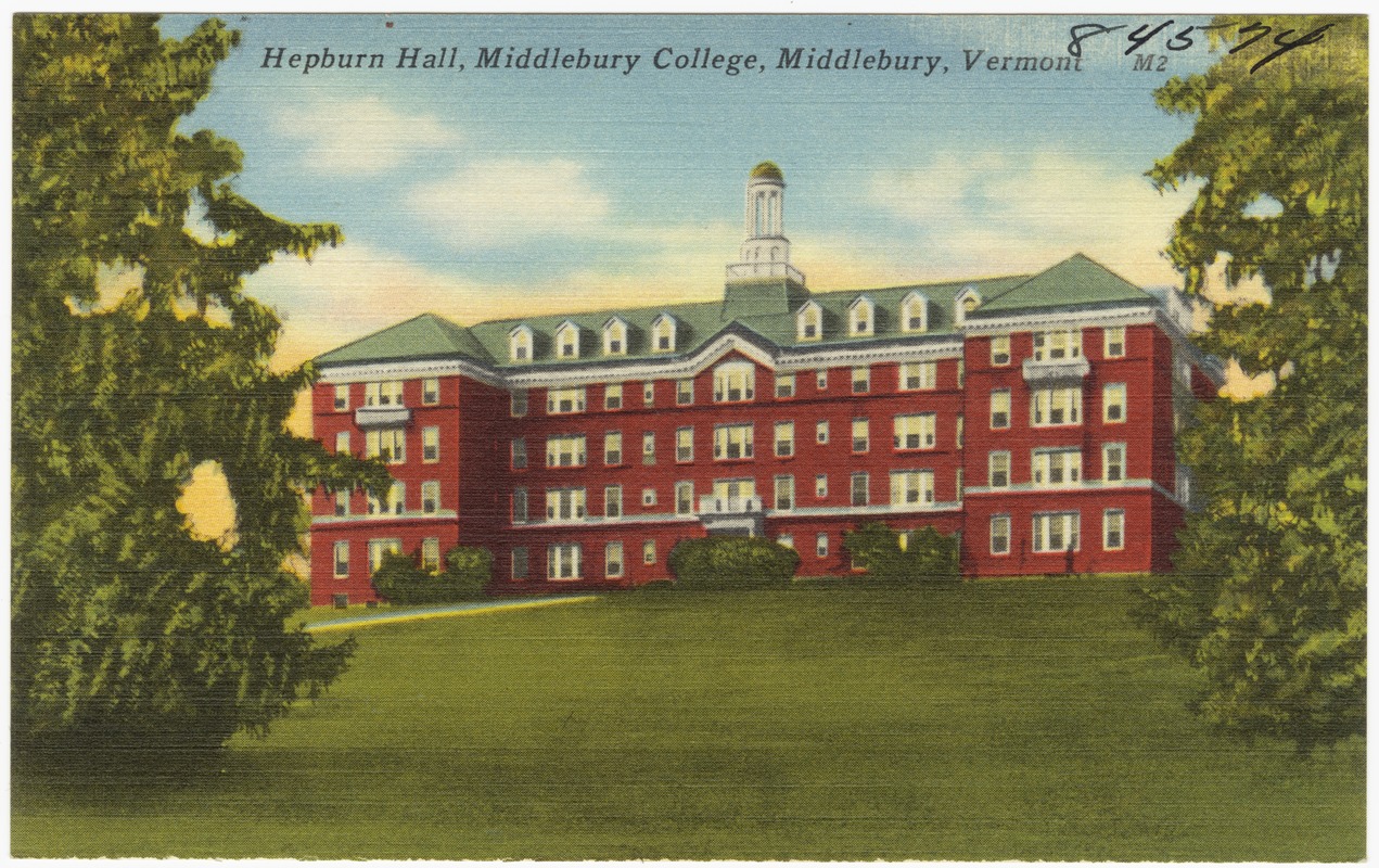 Hepburn Hall, Middlebury College, Middlebury, Vermont