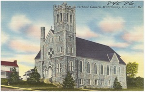 Catholic church, Middlebury, Vermont