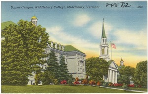 Upper campus, Middlebury College, Middlebury, Vermont