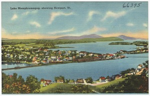 Lake Memphremagog showing Newport, Vt.