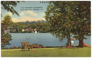 Lake Bomoseen waterfront, near Rutland Vermont