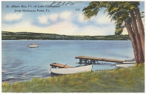 St. Albans Bay, Vt. on Lake Champlain from Hathaway Point, Vt.