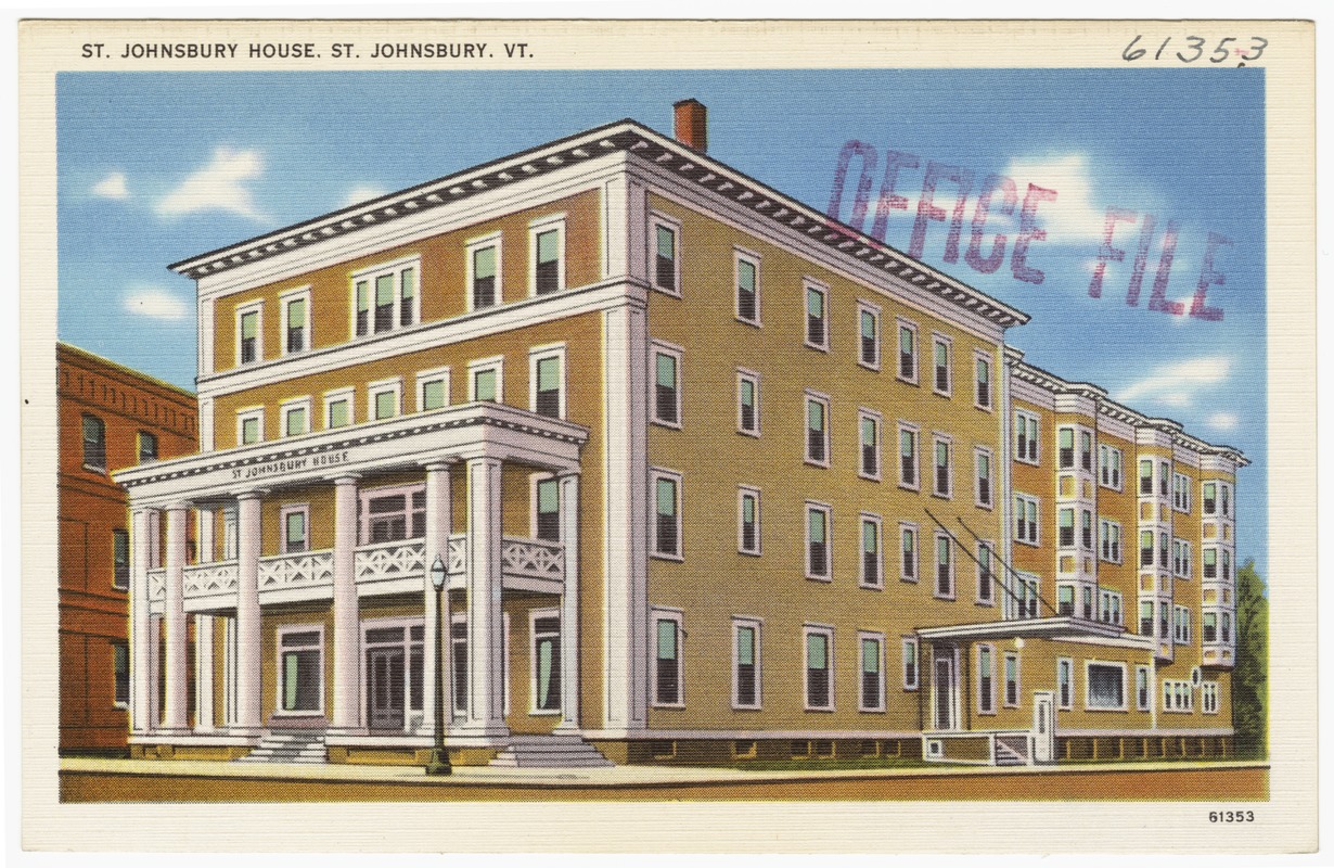 St. Johnsbury House, St. Johnsbury, Vt. Digital Commonwealth
