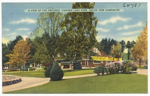 A view of the grounds, Canobie Lake Park, Salem, New Hampshire