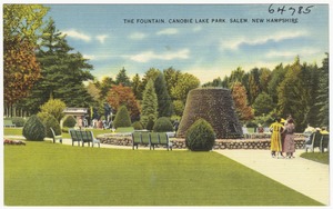 The fountain, Canobie Lake Park, Salem, New Hampshire