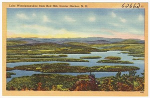 Lake Winnipesaukee from Red Hill, Center Harbor, N.H.