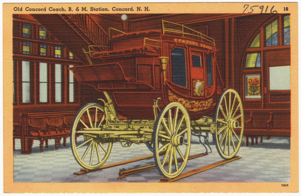 Old Concord Coach, B. & M. Station, Concord, N.H.