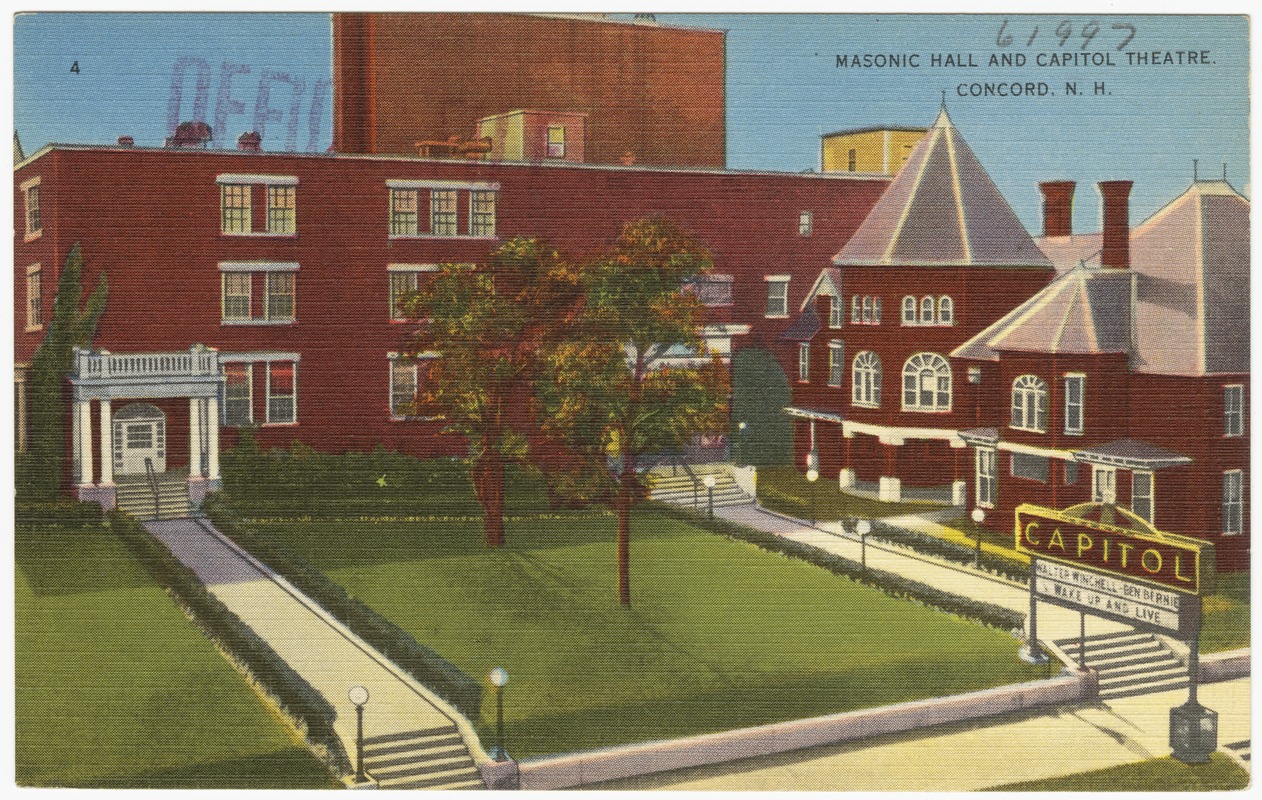 Masonic Hall and Capitol Theatre, Concord, N.H.