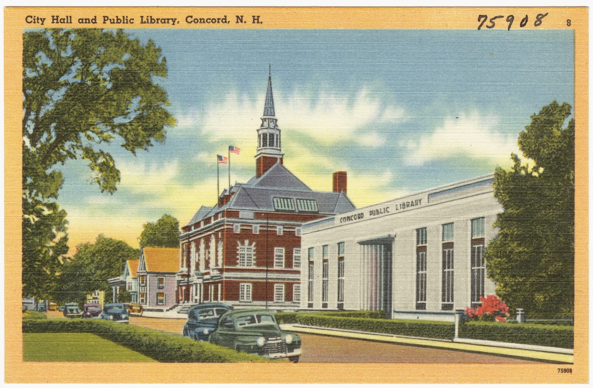City hall and public library, Concord, N.H.