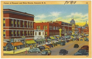 Corner of Pleasant and Main streets, Concord, N.H.