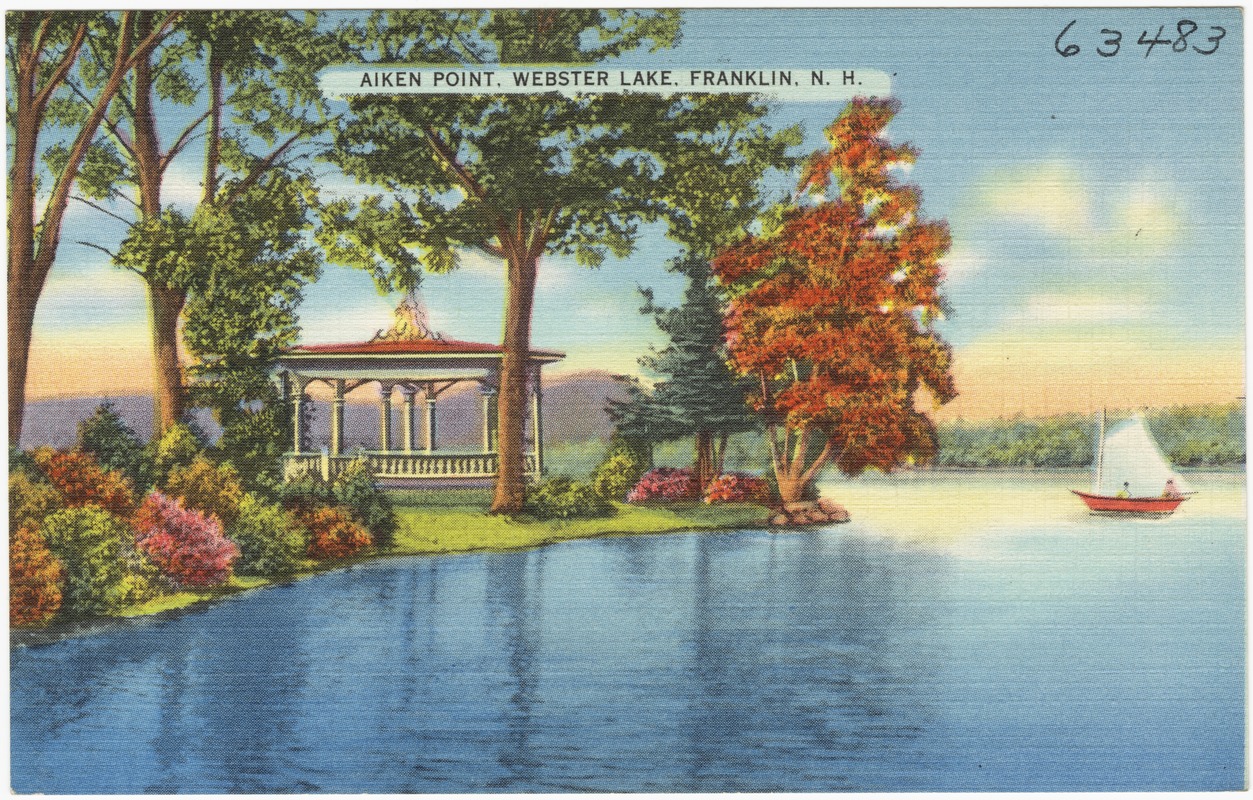 Aiken Point, Webster Lake, Franklin, N.H.