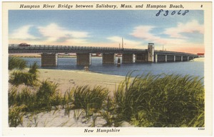 Hampton River Bridge between Salisbury, Mass. and Hampton Beach, New Hampshire