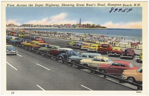 View across the Super Highway, showing Great Boar's Head, Hampton Beach, N.H.