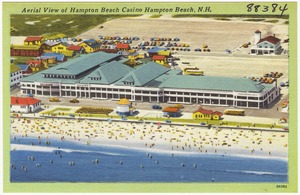 Aerial view of Hampton Beach Casino, Hampton Beach, N.H.