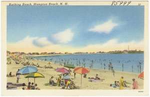 Bathing beach, Hampton Beach, N.H.