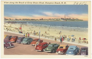 View along the beach at Great Boar's Head, Hampton Beach, N.H.