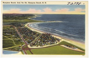 Hampton Beach, from the air, Hampton Beach, N.H.
