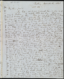 Letter from Richard Davis Webb, Dublin, [Ireland], to Anne Warren Weston, November 14, 1848