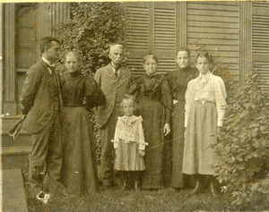 Charles Eugene Monroe family in Southbridge Massachusetts