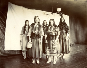 In Native American Dress
