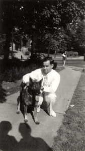 Tad Chapman with Dog