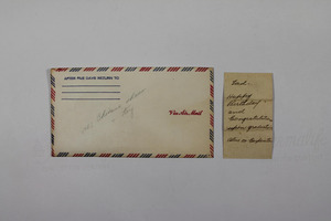 Envelope and note
