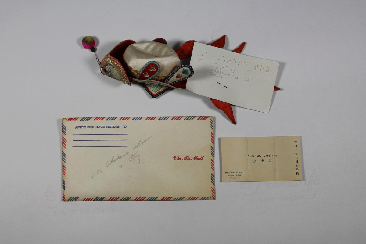 Envelope, Calling Card, and Chinese Toy