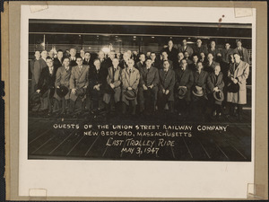 Guests of the Union Street Railway Company