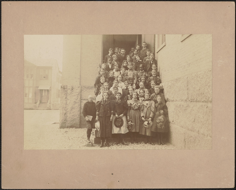 New Bedford school children Digital Commonwealth