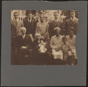 Unlabeled portrait of family group