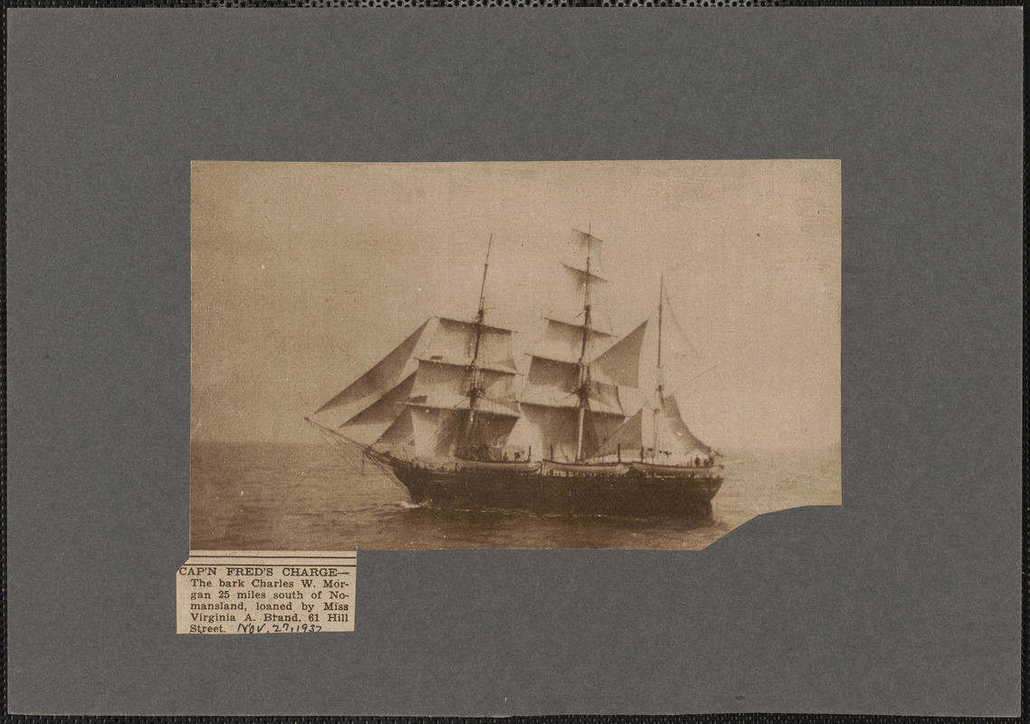 Cap'n Fred's Charge, the bark Charles W. Morgan